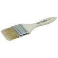 Weiler 2" Chip & Oil Brush, White Bristle, 1-1/2" Trim Length, Wood Handle 40068